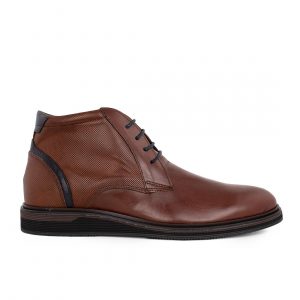 Ανδρικό χειροποίητο δερμάτινο μποτάκι LAZARIDIS Ταμπά