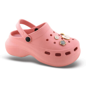 Σαμπό ελαφρύ τύπου crocs MALIBU Κοραλλί