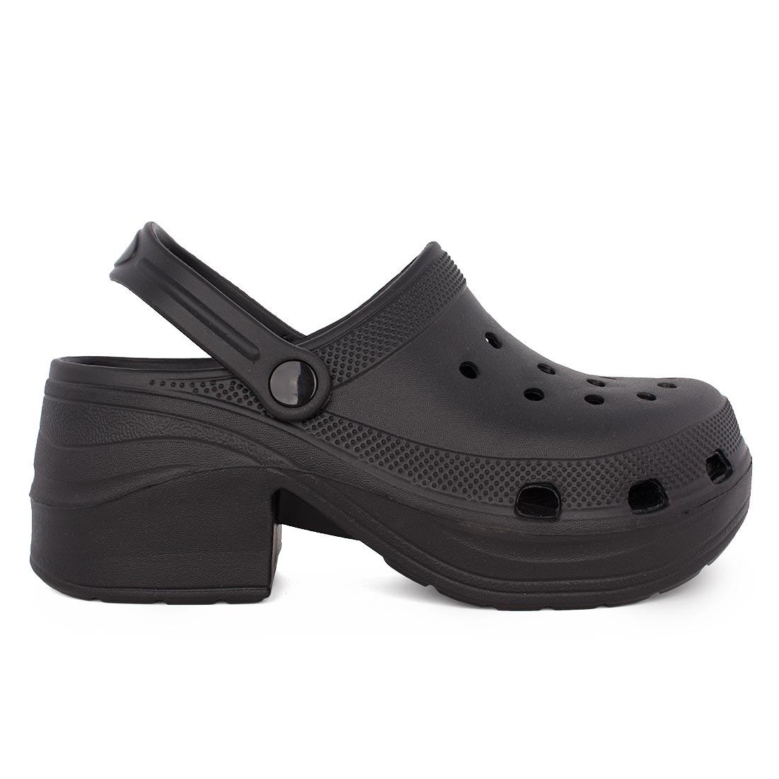 Eλαφρύ σαμπώ τύπου crocs με τακούνι OLIVIA