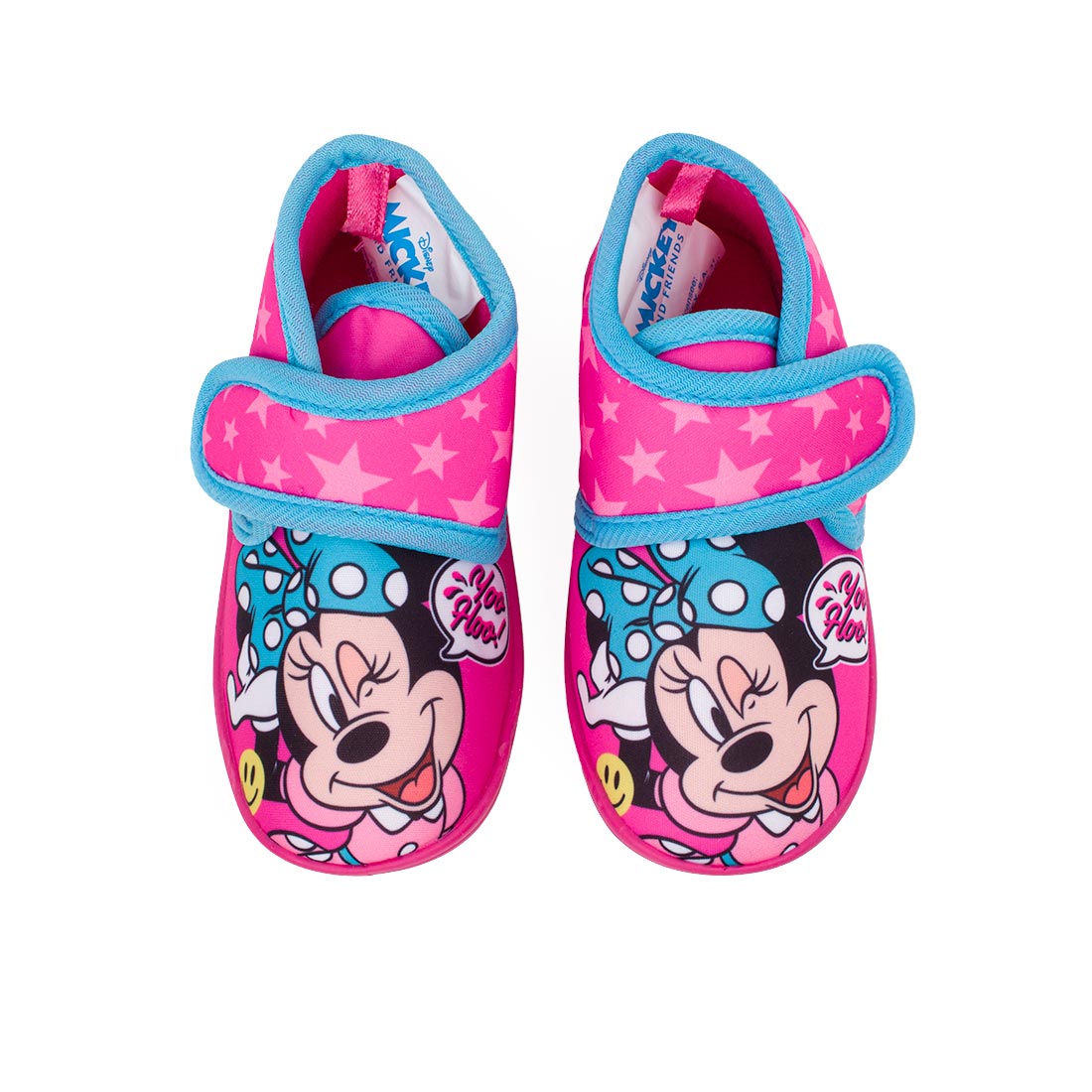 Ελαφρύ παντοφλάκι με αυτοκόλλητο MINNIE