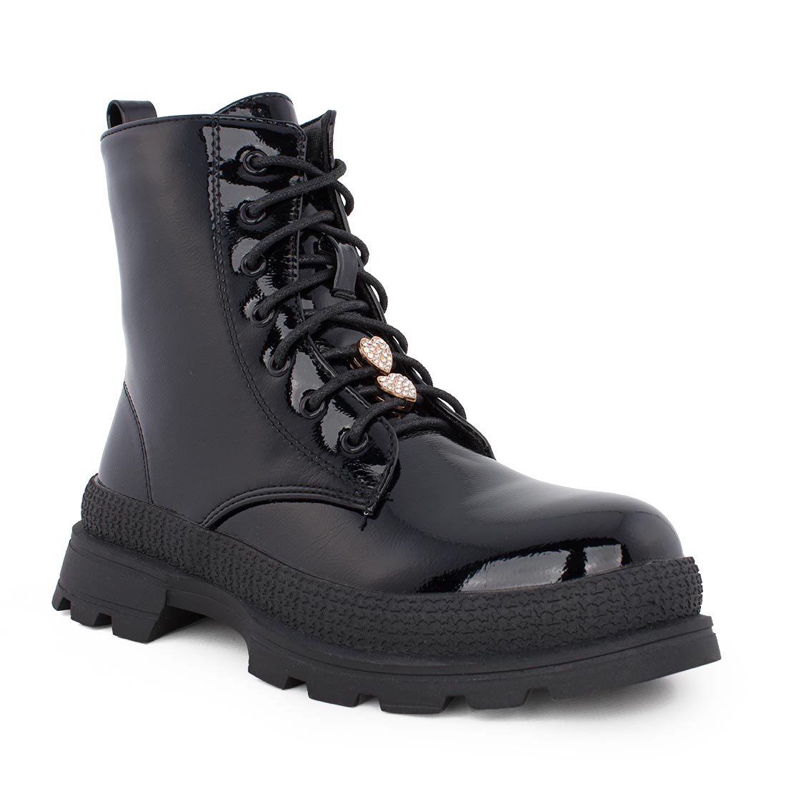 Μοντέρνο αρβυλάκι με κορδόνι και φερμουάρ HEARTS